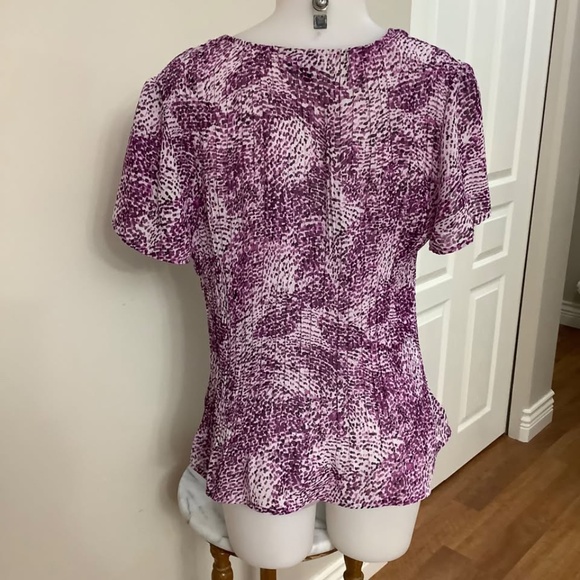 Lindoor Peasant Peplum Top XLP - Picture 2 of 7